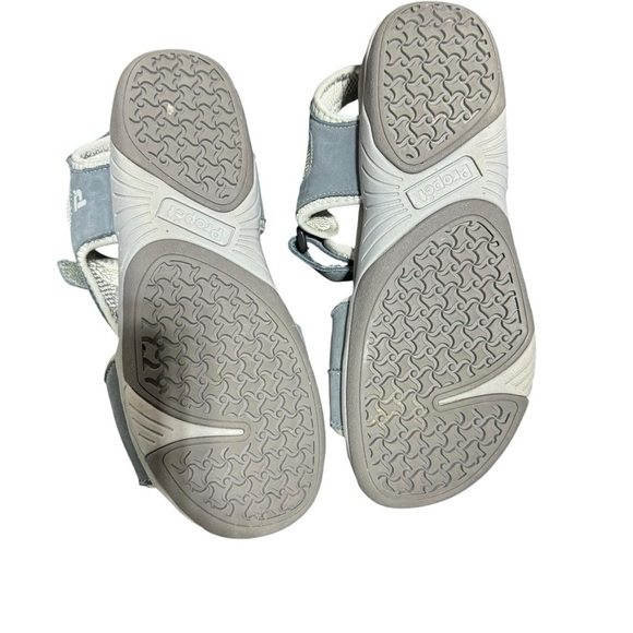 Propet Women's Helen Leather Sports Sandals Slate Blue Adjustable Straps - Picture 5 of 7